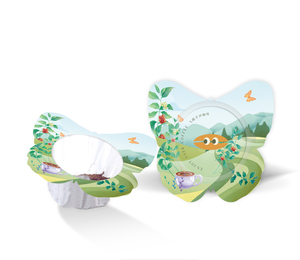 Filtro de café colgante personalizable, 1-2 tazas, producto empaquetado e impreso - Product Image 1