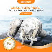 LEFOO Longlife High Flow DC Motror Distributeur de dosage de boissons alimentaires pour le linge Pompe doseuse péristaltique Transfert d'eau de laboratoire chimique