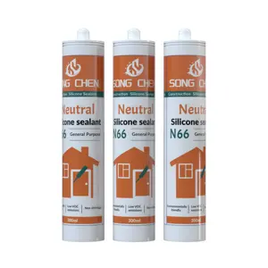 SCN66 Black/White Multi-Specification Weather Resistant Waterproof Neutral Curtain Wall Roof Structure Silicone Caulking Sealant