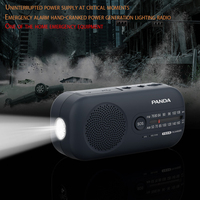 OEM usine Portable Rechargeable manivelle d'urgence 1200mah Radio avec chargeur de téléphone et torche LED SOS sirène Radio FM
