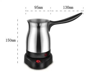 Cafetière électrique portable en acier inoxydable de 500ml, chauffe-lait/mini-chaudière à eau avec <span class=keywords><strong>base</strong></span> rotative en plusieurs couleurs - Product Image 3