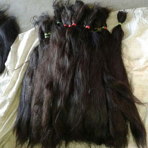Capelli Indiani Grezzi 100% Umani, Materiale Non Trattato, Estensioni di Capelli Umani, Produttore di Capelli Umani - Product Image 4
