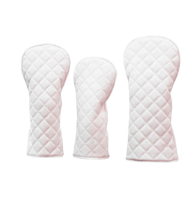 Fundas Blancas Clásicas Acolchadas para Palos de Golf, Duraderas e Impermeables, de PU - Product Image 5