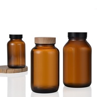 Emballage pharmaceutique, flacon en verre ambré pour médicaments, pilules, capsules, soins de santé, 60 ml, 75 ml, 100 ml, 150 ml, 200 ml, 250 ml