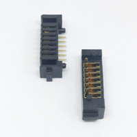 Connecteur femelle DGDTE A74F à pas de 2,0 mm, 7 broches, courant nominal 7A/pin, boîtier en alliage de cuivre et plastique pour support de batterie