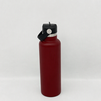 Bouteille d'eau en acier inoxydable à double paroi sans BPA, étanche, 650 ml, réutilisable, bouteille de sport en métal, fitness, cyclisme, camping, voyage