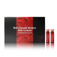 Complément antioxydant efficace pour la santé Ginseng rouge blanchissant Gélatine de peau d'âne Collagène de poisson Polypeptide Collagène liquide