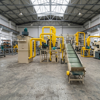 Usine de recyclage de cartes mères d'ordinateurs, machine de recyclage de poudre de cuivre et de poudre de résine pour circuits imprimés et déchets électroniques