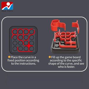 Juego de Mesa de Rompecabezas Curvo Mini Inteligente para Niños, con Colores Mezclados, para Entrenamiento de Observación y Concentración, Juguete Educativo Portátil de Escritorio - Product Image 3