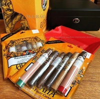 Sac d'humidité personnalisé pour cigares Sac d'emballage alimentaire anti-odeur Sac d'emballage en plastique pour cigares et tabac en aluminium à fermeture éclair