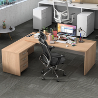 Bureau de direction extensible et réglable en hauteur, table d'ordinateur moderne en bois pour cadre