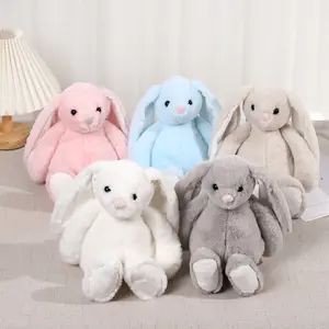 Высококачественные пасхальные кролики игрушки 2024 кролик кукла милая мягкая игрушка кролик тянуть и Уши мягкие животные и плюшевые игрушки
