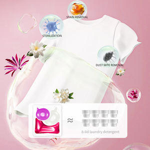 3-in-1 zat aktif Pod penghilang cucian 8x konsentrasi 3D rasa kotak 12 Kapsul pabrik langsung grosir - Product Image 2