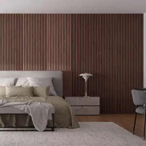 Fireproof Colorful Decorative Polyester Fiber Acoustic Wall Panel Natural Oak Acoustic Slat Wood Wall Panels Buy For Villa
