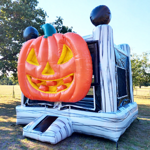 Wholesale kids outdoor party jumpers bouncing castle <b>inflatable</b> bounce <b>house</b> halloween pumpkin bouncer - Product Image 1