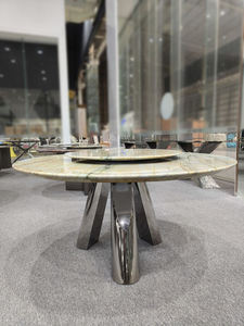 <span class=keywords><strong>Mesa</strong></span> <span class=keywords><strong>redonda</strong></span> de piedra de lujo con muebles de piedra de primera calidad de doble tapa <span class=keywords><strong>para</strong></span> mesas de comedor elegantes <span class=keywords><strong>para</strong></span> hoteles y hogares Fabricante superior - Product Image 4