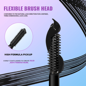Mascara coloré longue tenue Pudaier, facile à appliquer, allongeant, non collant, en fibres, vente en gros - Product Image 3
