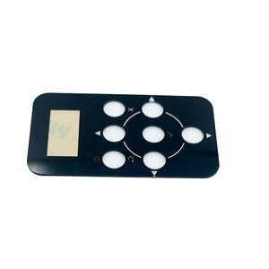 Panel Acrílico PMMA de 1 mm de Grosor con Corte de Orificios Redondos y Recubrimiento de Membrana Impresa para Botón Pulsador - Product Image 2