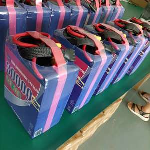 고에너지 밀도 충전식 솔리드 스테이트 리튬 22.2v 30000mAh 20c 6s 3.7v 4s Lipo 배터리 팩 고정 날개 VTOL UAV - Product Image 4