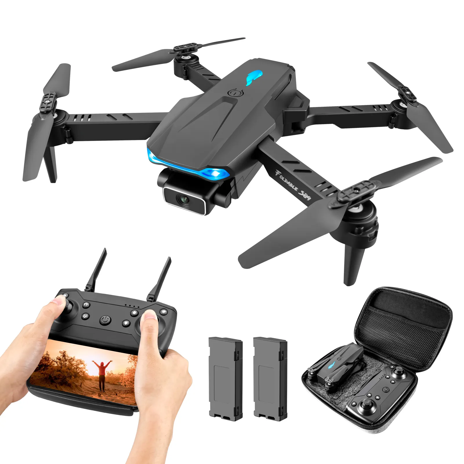1080P Wifi Fpv Drone Height Preservation Rc Quadcopter Drone App Control With Camera