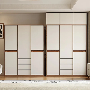 Armario de Madera para Toda la Casa, Hecho a Medida, Estilo Italiano Minimalista, Moderno, Gran Venta, Maximiza el Almacenamiento, Armario Empotrado de Madera Contrachapada - Product Image 3