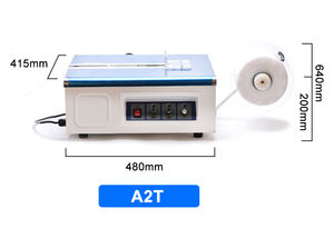 Wallepac Hochwertige A2T Desktop 5Mm Pp Strap Halbautomat ische Kunststoff-Umreifung maschine Preis Tragbare Kartons <span class=keywords><strong>Banding</strong></span> <span class=keywords><strong>Machine</strong></span> - Product Image 6