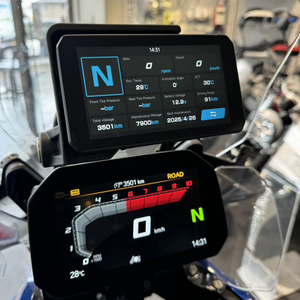 Chigee không thấm nước phía sau và phía trước máy ảnh 5 Màn hình cảm ứng Dashcam kỹ thuật số xe máy an toàn máy ảnh với SD ghi - Product Image 6