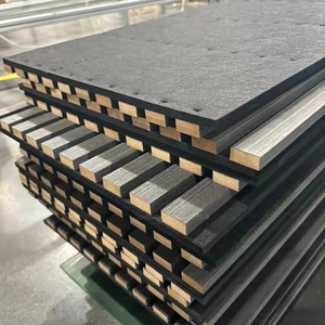 Panneau acoustique en bois à lattes 2440/2700/3050*605mm, design industriel, <span class=keywords><strong>isolation</strong></span> <span class=keywords><strong>phonique</strong></span> pour la décoration intérieure, décoration murale de la maison - Product Image 2