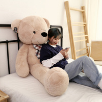 OEM/ODM personnalisé 5 pieds 6 pieds grand animal en peluche brun gros ours en peluche géant surdimensionné ours en peluche cadeau d'anniversaire pour fille femmes