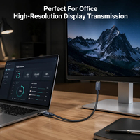 Cable USB4 Thunderbolt 4 de Longitud Personalizada, 240w, 40Gbps, Tipo C, 8K 4K, Carga Rápida, para Audio, Video y Datos