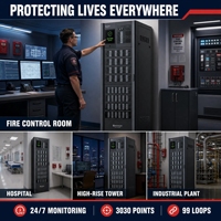 JB-TG-NFS3-3030 NOTIFIER Sistema de Detección de Incendios Direccionable, Actualización Directa, Reemplazo del Panel Tradicional, Solución de Migración sin Interrupciones, de Honeywell