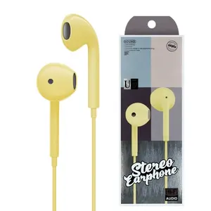 PESTON earphone BTe08 peredam bising, Headset Stereo dengan mikrofon, harga murah