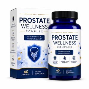 Capsules de Palmier Nain et Graines de Citrouille <span class=keywords><strong>Bio</strong></span> avec Zinc et Sélénium pour le Bien-être Quotidien de la Prostate et de la Vessie Urinaire – Marque Blanche - Product Image 1