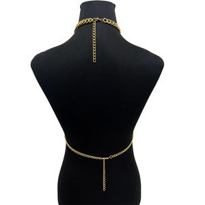 Европейская и американская новинка: Женская панк-цепочка на тело из металла и алюминия, сексуальная, горячая, для взрослых, в стиле бондаж, DL0025 - Product Image 6