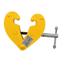 Pince de levage pour poutre en I de 10 tonnes, poignée de levage pour plaque d'acier, largeur réglable, outils verrouillables YC YS