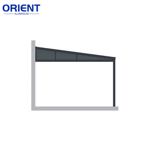 Pergola bioclimatique de Chine <span class=keywords><strong>4x3</strong></span> en aluminium avec structure en <span class=keywords><strong>bois</strong></span>, écran rétractable pour balcon, accessoire thermolaqué - Product Image 1