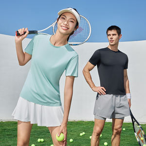 ओम अनुकूलित लोगो डिजाइन ग्रीष्मकालीन ठंडा वसा बर्फ रेशम आधा आस्तीन और आकार पुरुषों की आकस्मिक राउंड गर्दन टी-शर्ट - Product Image 4