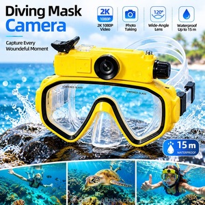 Cámara para Máscara <span class=keywords><strong>de</strong></span> <span class=keywords><strong>Buceo</strong></span>, Impermeable, Antivaho, Cámara <span class=keywords><strong>de</strong></span> Video Económica, Nuevas <span class=keywords><strong>Gafas</strong></span> <span class=keywords><strong>de</strong></span> <span class=keywords><strong>Buceo</strong></span>, Cámara DV Subacuática para Piscina - Product Image 3