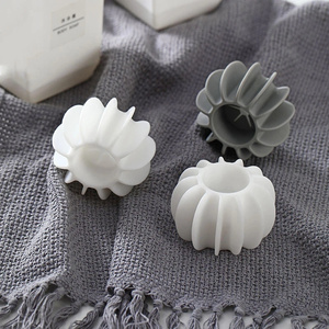 Balle à linge réutilisable en silicone, éliminateur de poils d'animaux et de cheveux, outil de nettoyage efficace pour les vêtements, machine à laver, disque attrape-poils de <span class=keywords><strong>chat</strong></span> - Product Image 5