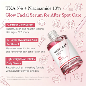 Produits cosmétiques coréens Medicube Soins de la peau Sérum pour le visage Sérum Medicube Txa+niacinamide 15 Sérum 30ml - Product Image 2