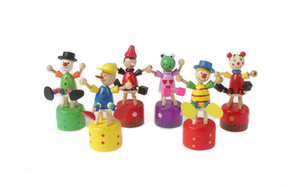 Mini animale in legno Pop-up Push pupazzo dito giocattolo per bambini pupazzi e teatri <span class=keywords><strong>di</strong></span> <span class=keywords><strong>marionette</strong></span> - Product Image 4
