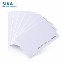 Carte intelligente RFID NFC multifréquence SIKA 13,56 MHz ISO, mini-étiquette étanche imprimable, OEM ODM, contrôle d'accès, serrure d'hôtel