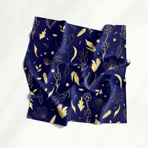 Écharpe en soie élégante pour toutes les saisons, magnifique foulard pour cheveux et cou, accessoire de mode, écharpes en soie pour femmes, vente en gros - Product Image 3