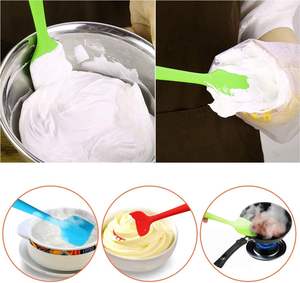 Ensemble de spatules en silicone de qualité supérieure, petit format, essentiel pour la cuisine, 5 pièces, résistantes à la chaleur, antiadhésives, flexibles, lavables au lave-vaisselle - Product Image 3