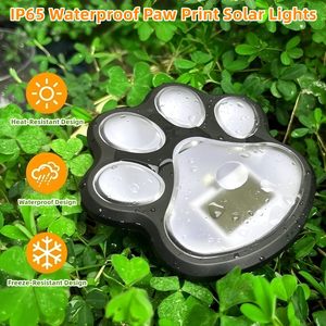 Nueva Lámpara Solar <span class=keywords><strong>LED</strong></span> Creativa para Exteriores con Forma de Garra de Gato, IP65 Impermeable, Decorativa para Jardín, Patio y Césped, en Stock - Product Image 4
