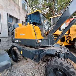 Excavadora de ruedas Hyundai 60 Mini de segunda mano de alta calidad, 6 toneladas, excavadora usada original en venta - Product Image 5
