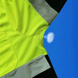 T-shirt de sécurité réfléchissant imperméable à col rond <span class=keywords><strong>EN</strong></span>/ISO20471 ANSI Classe 2, vêtement de protection respirant haute visibilité avec logo LX - Product Image 4