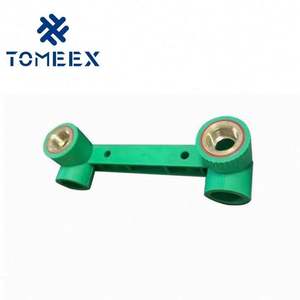 Accesorios de <span class=keywords><strong>riego</strong></span> por <span class=keywords><strong>goteo</strong></span> <span class=keywords><strong>PPR</strong></span> Codos dobles Tubos de suministro de agua roscados hembra - Product Image 1