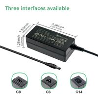 Adaptor AC/DC Desktop Bersertifikasi CE FCC ETL PSE SAA GS CB 5V 9V 12V 24V 1A 2A 3A 4A 5A 6A 8A 10A PSU Power Adapter Supply