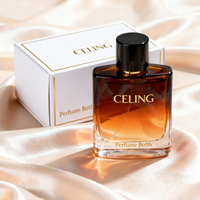 Flacon de parfum pour femme de haute qualité personnalisé avec couvercle, logo/boîte personnalisés, flacon de parfum vide de luxe irrégulier 50 ml 100 ml